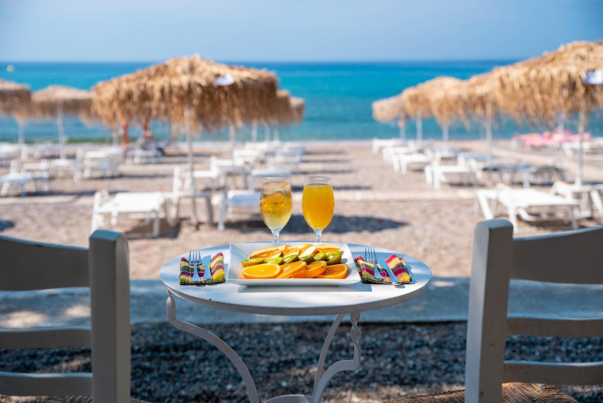 Elvita Beach Hotel Kiotari Bagian luar foto
