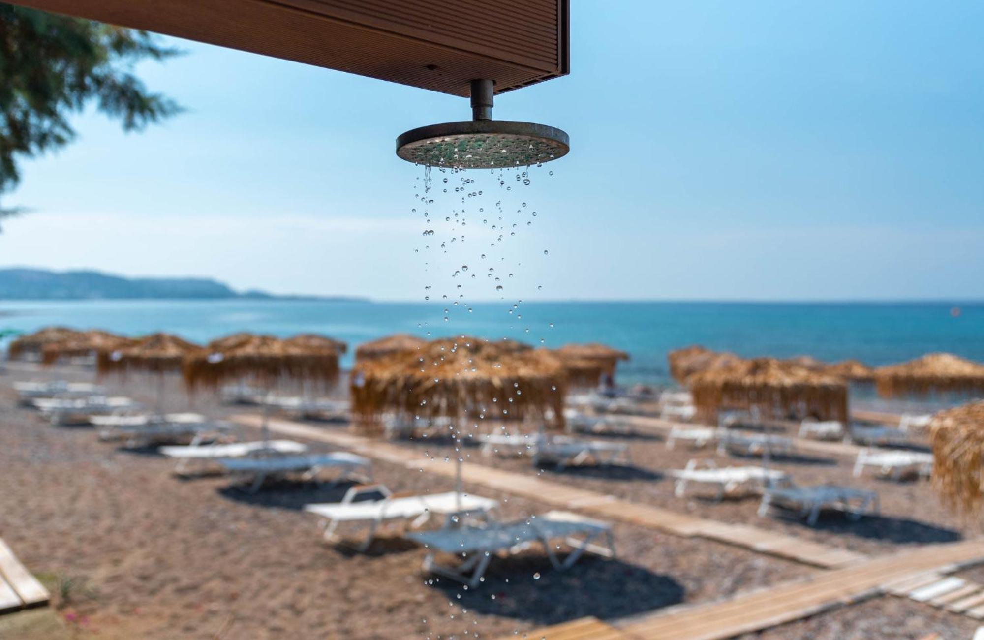 Elvita Beach Hotel Kiotari Bagian luar foto