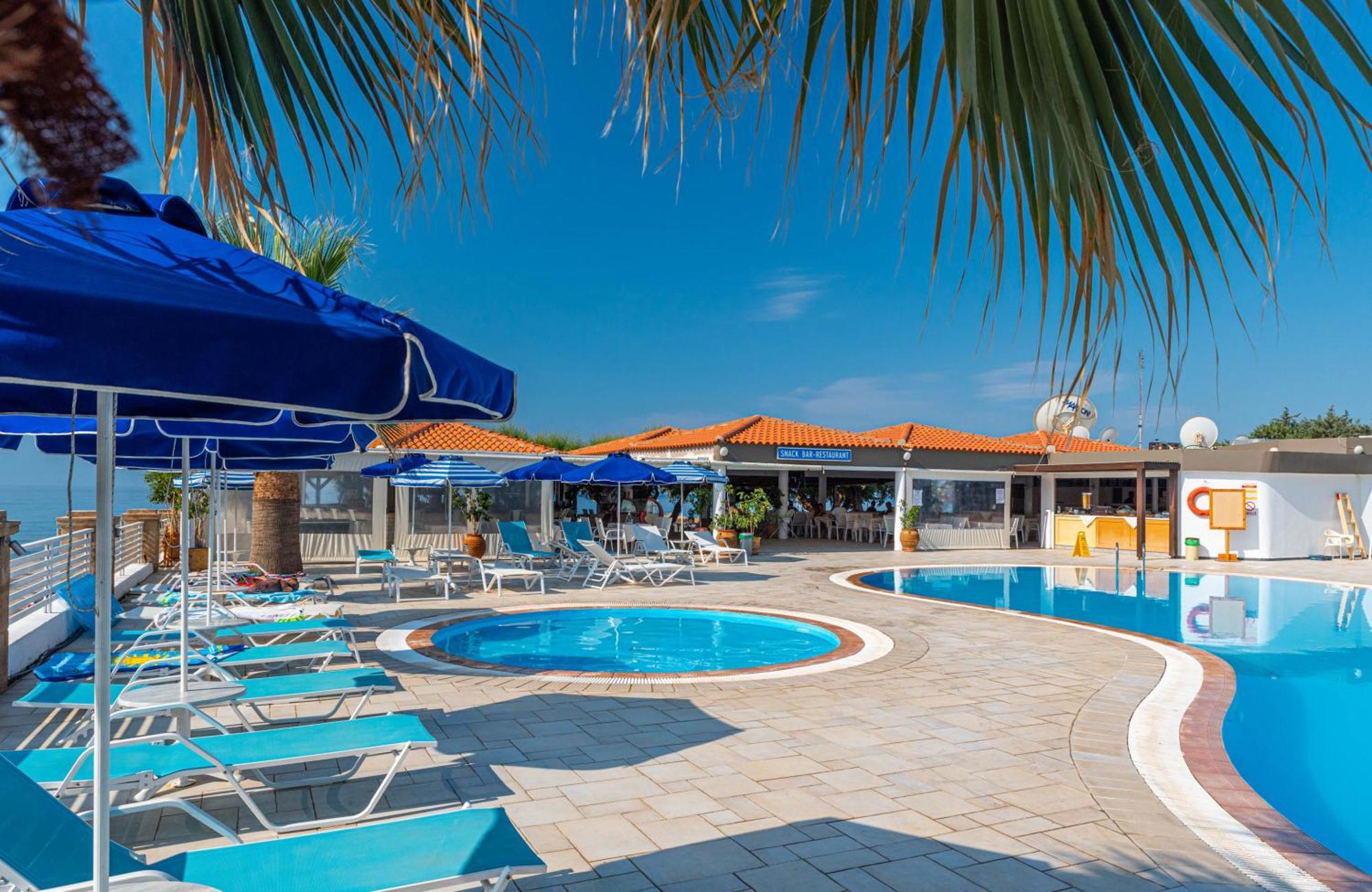Elvita Beach Hotel Kiotari Bagian luar foto