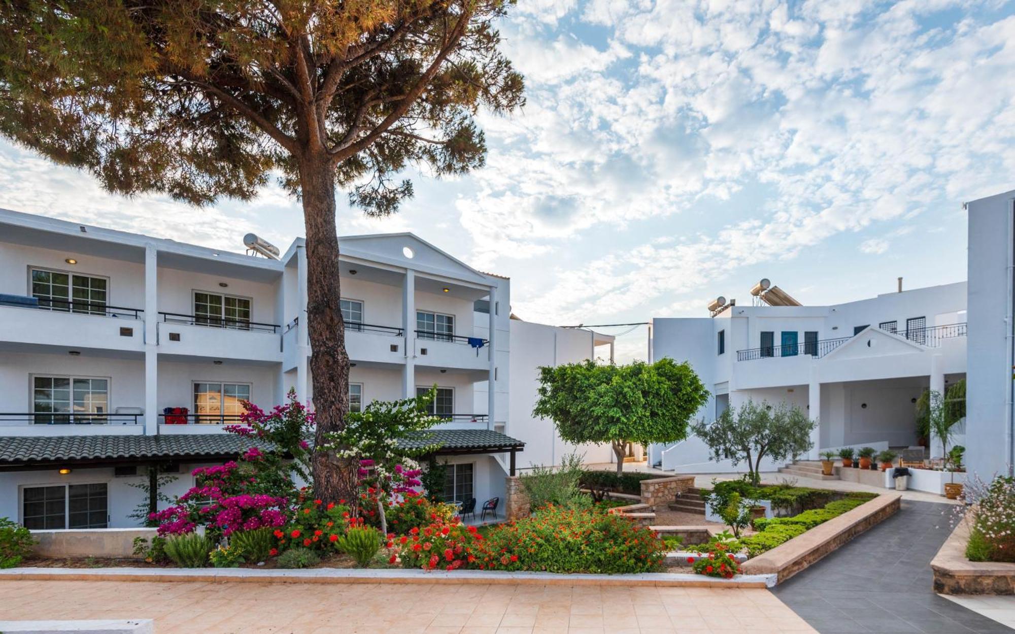 Elvita Beach Hotel Kiotari Bagian luar foto