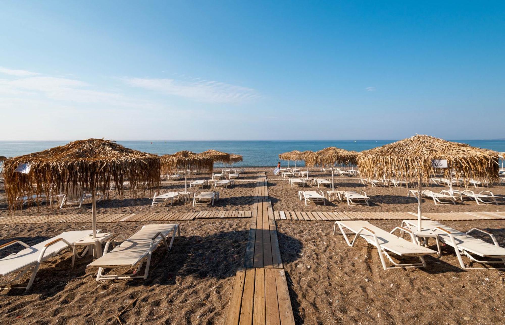 Elvita Beach Hotel Kiotari Bagian luar foto
