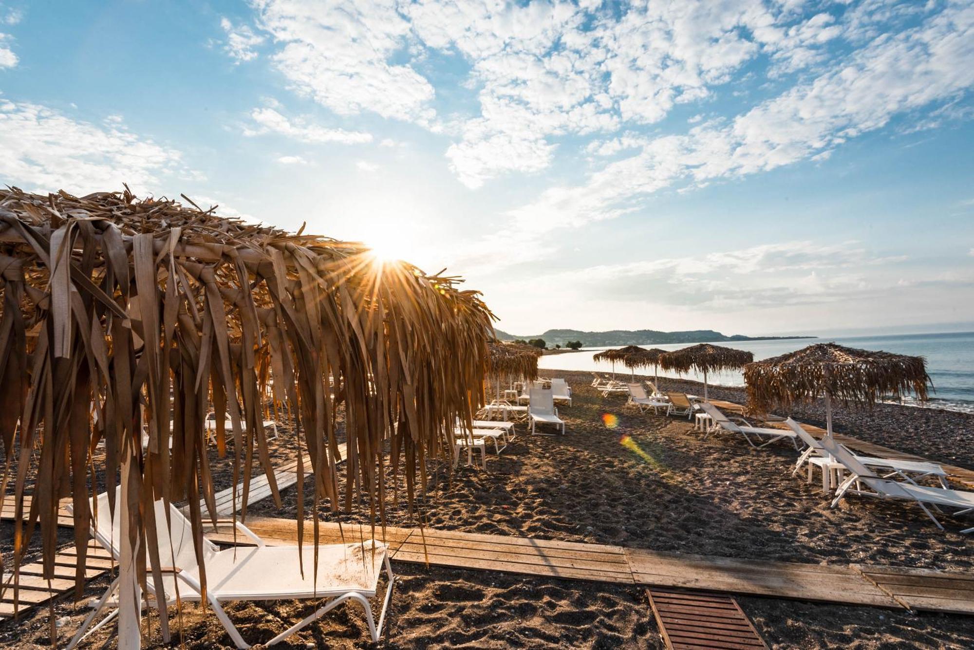 Elvita Beach Hotel Kiotari Bagian luar foto