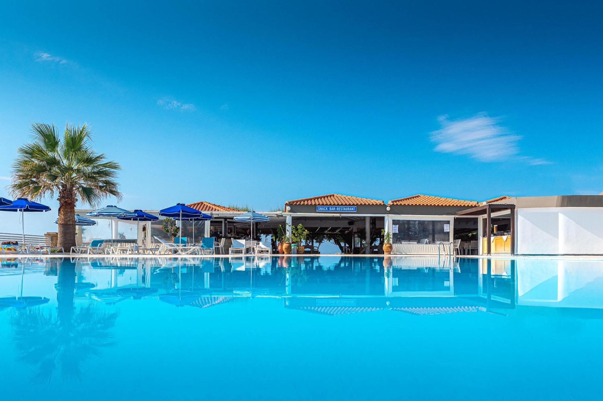 Elvita Beach Hotel Kiotari Bagian luar foto