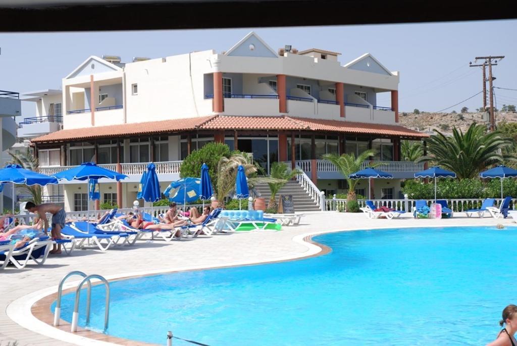 Elvita Beach Hotel Kiotari Bagian luar foto